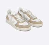 TÊNIS VEJA - V-10 CHFREE EXTRA-WHITE_NAT_SAHARA