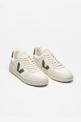 TÊNIS VEJA - V-90 B-MESH WHITE_KAKI