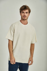 CAMISETA OVERSIZED A FIO - DUPLA FACE