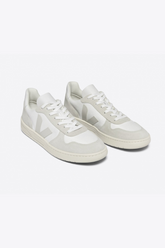 TÊNIS VEJA - V-10 B-MESH WHITE_NATURAL_PIERRE