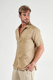 CAMISA LINHO MANGA CURTA