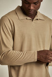 POLO DOT MANGA LONGA