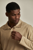 POLO DOT MANGA LONGA