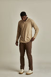POLO DOT MANGA LONGA