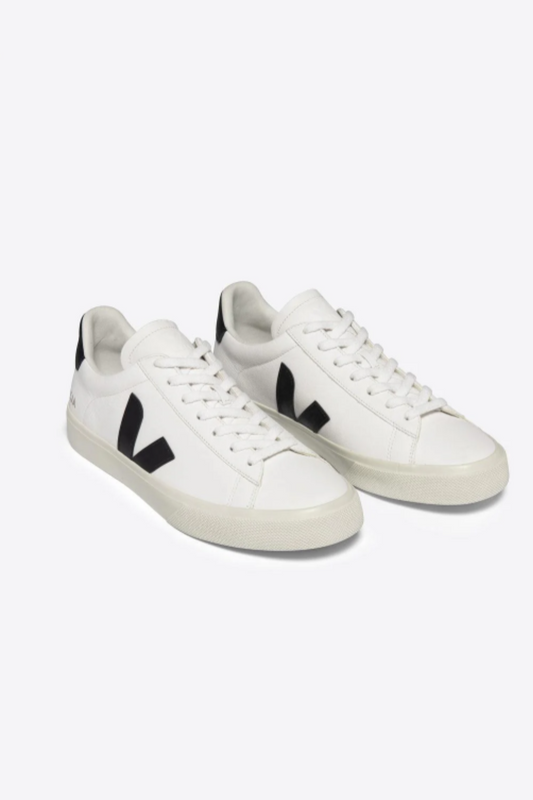 TÊNIS VEJA - CAMPO CHROMEFREE EXTRA-WHITE BLACK 1000