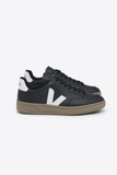 TÊNIS VEJA - V-12 LEATHER BLACK WHITE DUNE