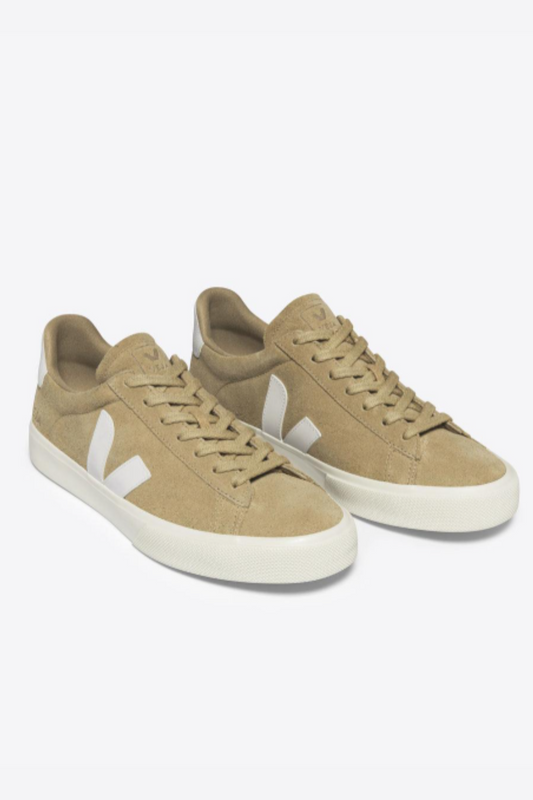 TÊNIS VEJA - CAMPO SUEDE DUNE WHITE 1000