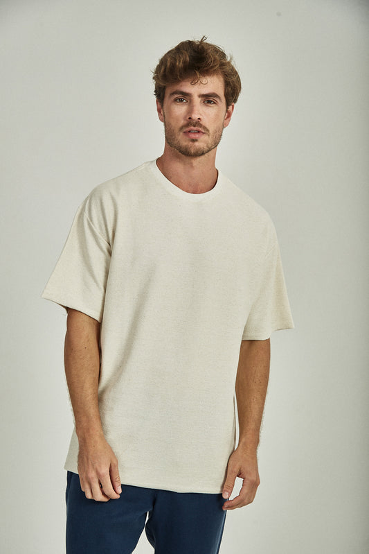 CAMISETA OVERSIZED A FIO - DUPLA FACE 1366