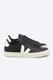 TÊNIS VEJA - CAMPO CHFREE LEATHER BLACK_WHITE