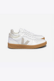 TÊNIS VEJA - V-10 LEATHER EXTRA-WHITE_NATURAL