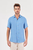 CAMISA LINHO MANGA CURTA