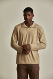 POLO DOT MANGA LONGA