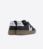 TÊNIS VEJA - V-12 LEATHER BLACK WHITE DUNE